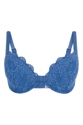 Soutien-gorge push-up Belle - Bleu cobalt