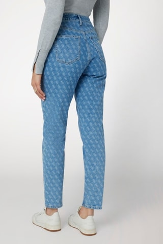 Jean mom taille haute - Bleu clair