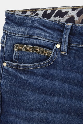 Jean skinny taille haute 1981 - Bleu foncé