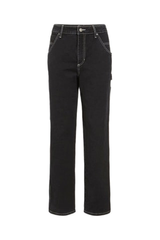 Jean regular taille haute - Noir