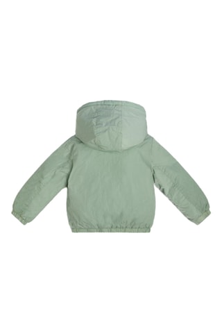 Bomber à capuche - Vert clair
