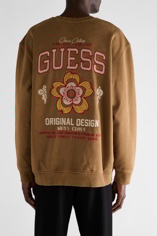 Sweat Flower Back - Kaki