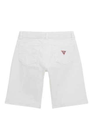 Short en jean - Blanc