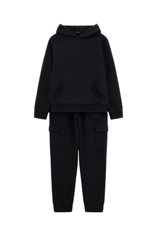 Sweat à capuche et pantalon - Noir
