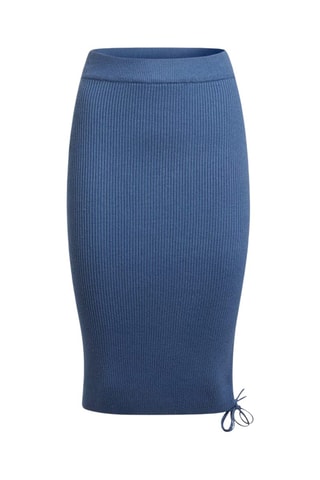 Jupe fourreau taille haute - Bleu cobalt