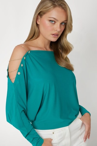 Top - Bleu sarcelle