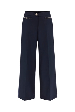 Pantalon palazzo - Bleu marine