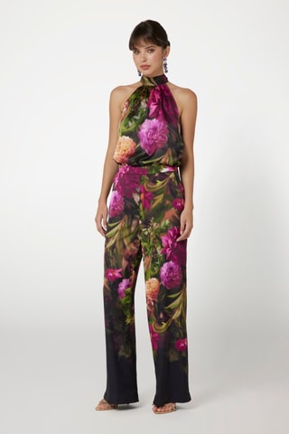 Top - Marron et fuchsia 