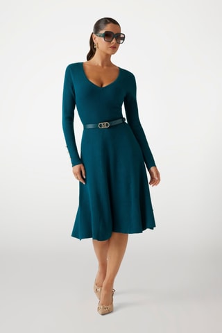 Robe pull - Vert émeraude