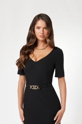 Robe fourreau - Noir
