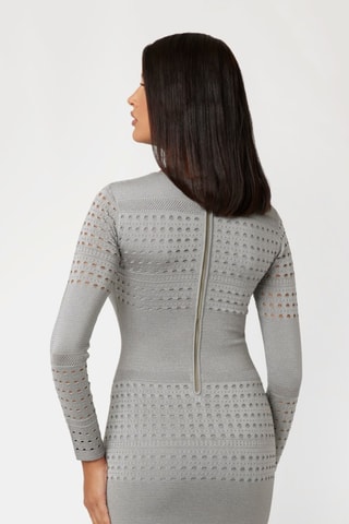 Robe fourreau - Gris