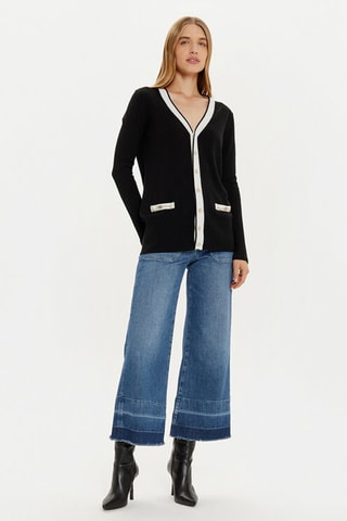 Gilet en laine - Noir et blanc