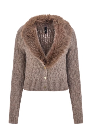 Gilet en alpaga - Taupe
