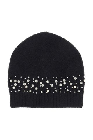 Bonnet en alpaga et en laine - Noir