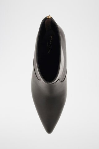 Bottines en cuir - Marron 