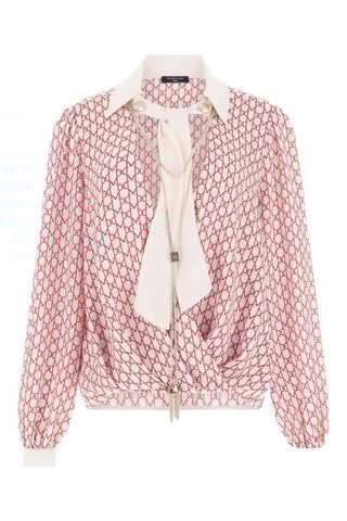 Blouse - Blanc et rose