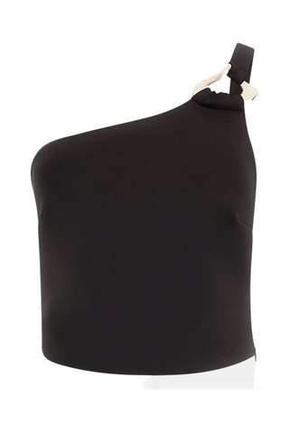 Top asymétrique - Noir