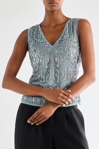 Top - Bleu