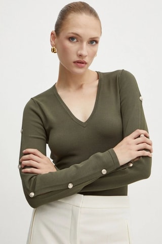 Top - Vert olive