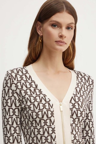 Gilet - Blanc et marron