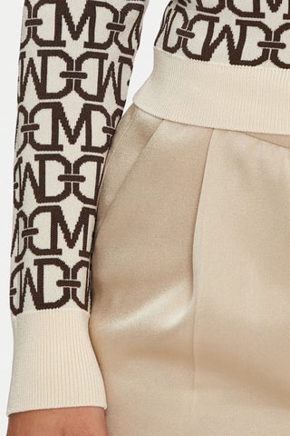 Pull - Blanc et marron
