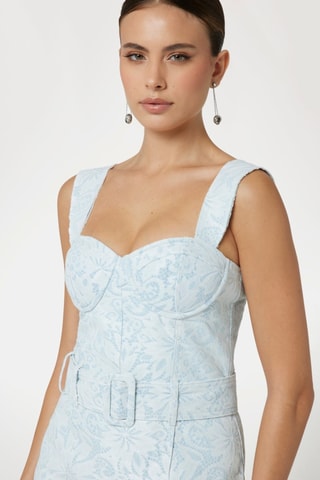 Robe droite - Ciel