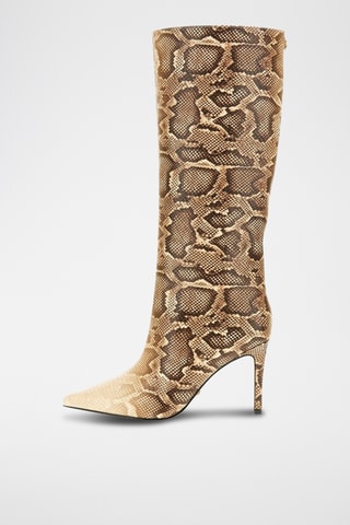 Bottes - Beige et marron