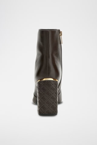 Bottines en cuir de mouton - Marron