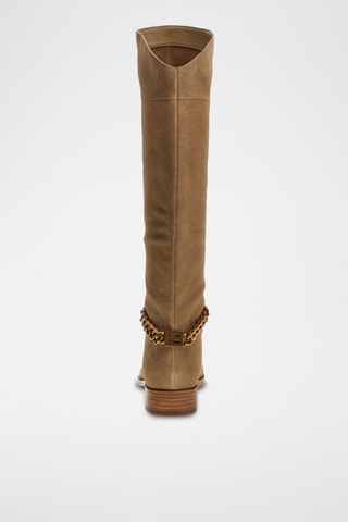 Bottes en nubuck - Beige