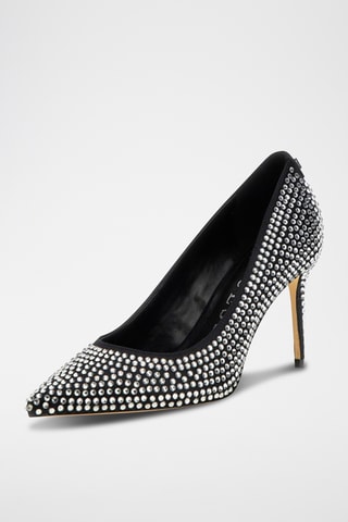 Escarpins en soie - Noir