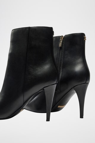 Bottines en cuir - Noir