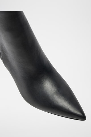 Bottines en cuir - Noir