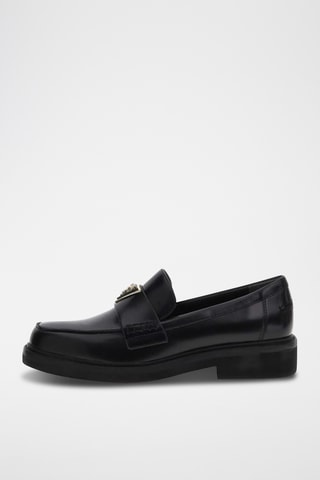 Mocassins en cuir - Noir