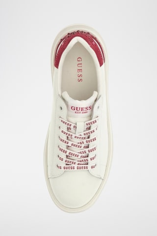 Baskets en cuir - Blanc et rose