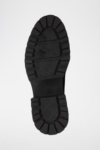 Mocassins à talons en cuir - Noir