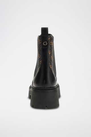 Bottines Chelsea - Noir et marron clair