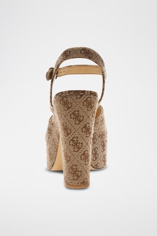 Sandales à talons - Beige