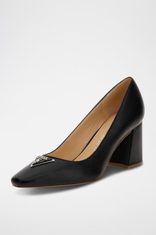 Escarpins en cuir de mouton - Noir
