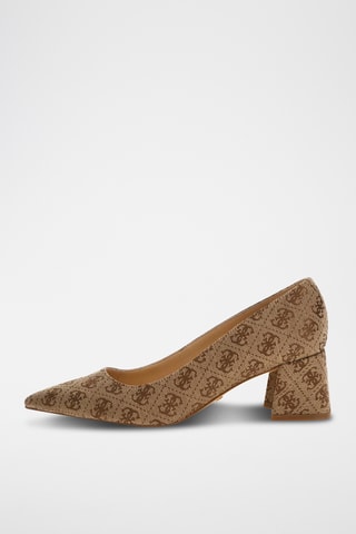 Escarpins - Beige et marron