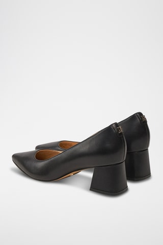 Escarpins en cuir de mouton - Noir