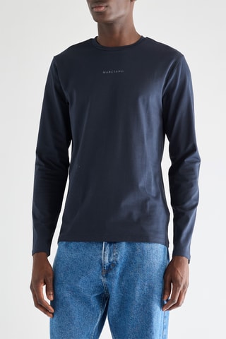 T-shirt slim - Bleu marine
