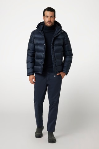 Doudoune à capuche - Bleu marine
