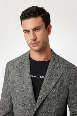 Veste en laine - Gris chiné