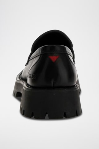 Mocassins en cuir - Noir