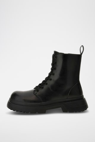 Bottines en cuir de veau - Noir