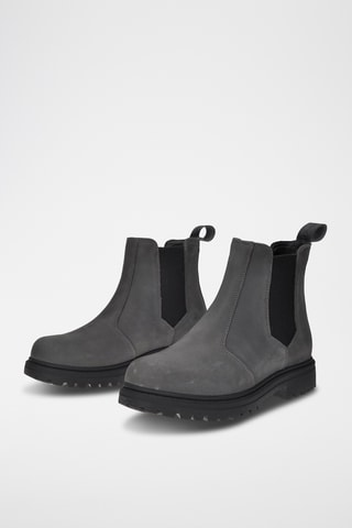 Bottines Chelsea en nubuck - Noir