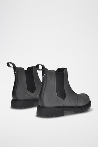 Bottines Chelsea en nubuck - Noir