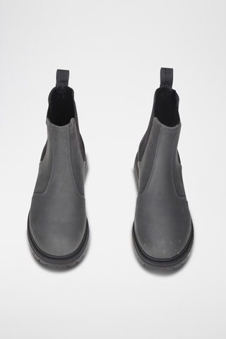 Bottines Chelsea en nubuck - Noir
