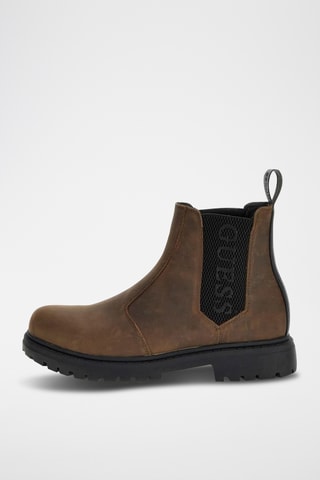 Bottines Chelsea en nubuck - Marron