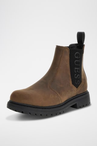 Bottines Chelsea en nubuck - Marron